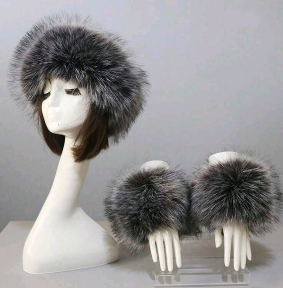 Fur Head band set