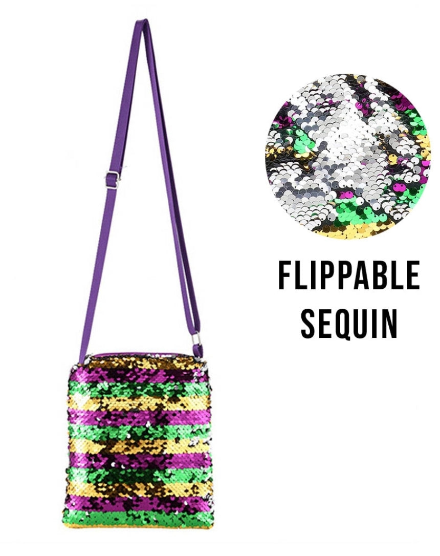 Mardi Gras crossbody
