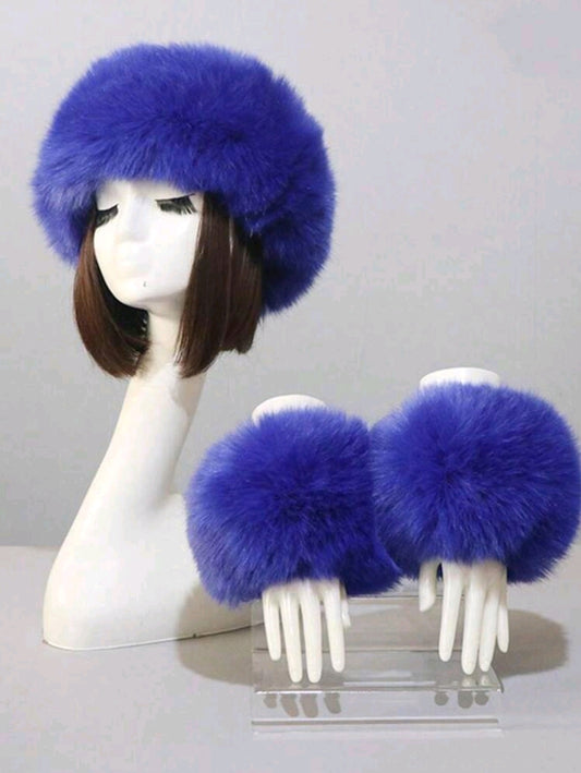 Fur Head band set