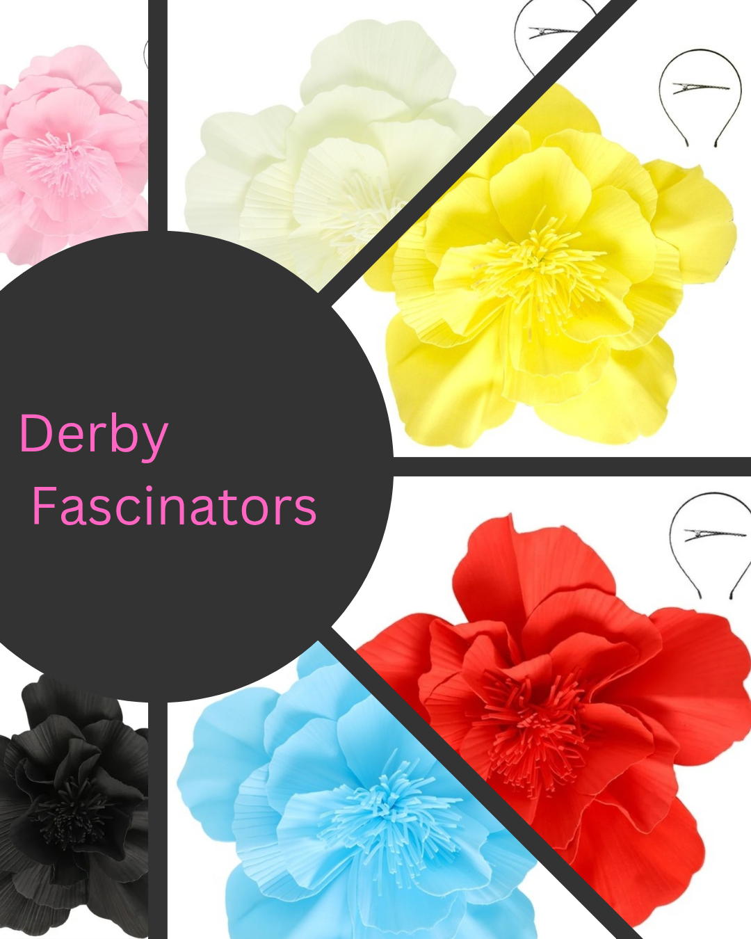 The BIG FLOWER FASCINATOR