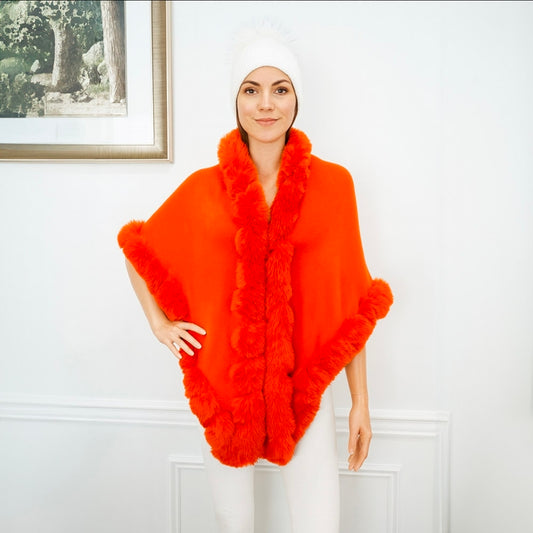 Orange Poncho