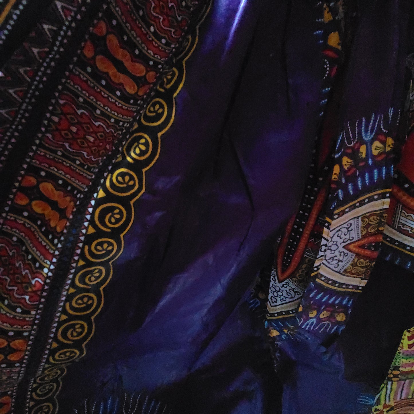 African dress/skirt purple