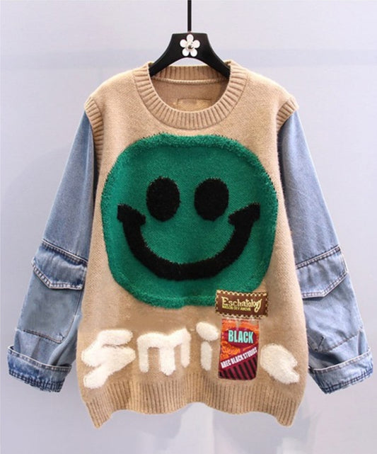LOL Smiley face sweater