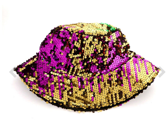 Mardi Gras bucket hat
